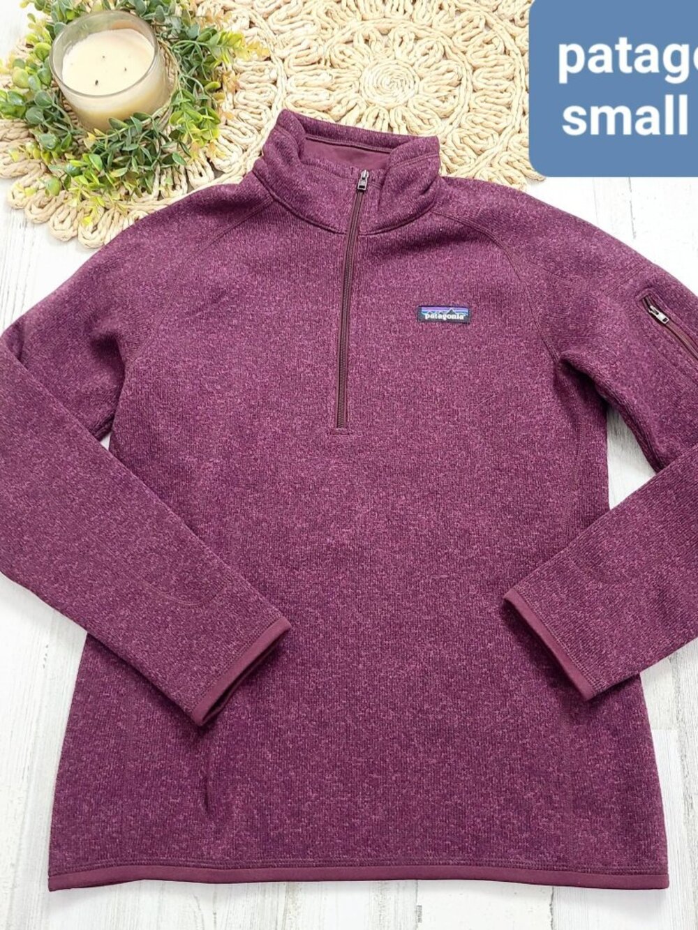 Beautiful fall Patagonia plum purple color small